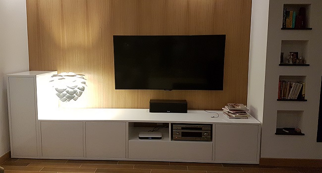 Szafka RTV biała